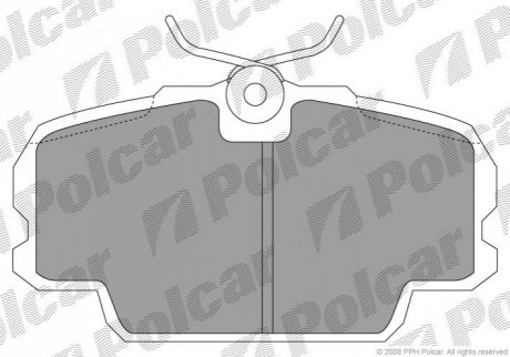 Гальмівні колодки Polcar IE180419-700