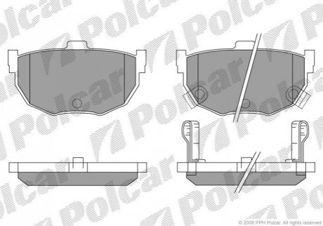 Гальмівні колодки Polcar IE181144 (фото 1)