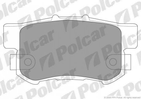 Тормозные колодки Polcar IE181187 (фото 1)