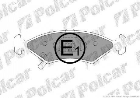 Тормозные колодки Polcar IE181231 (фото 1)