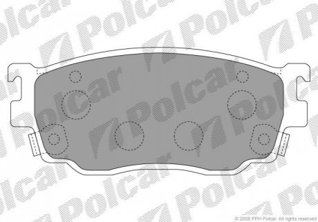 Гальмівні колодки Polcar IE181334 (фото 1)