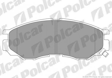 Тормозные колодки Polcar LP1010 (фото 1)