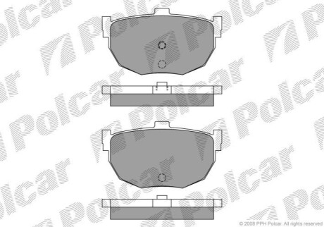 Тормозные колодки Polcar LP1072