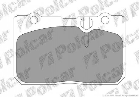 Тормозные колодки Polcar LP1460 (фото 1)