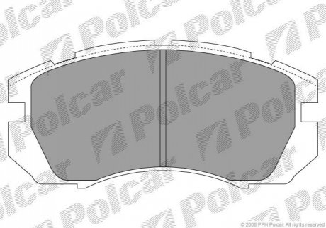 Тормозные колодки Polcar LP930