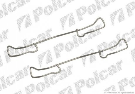 Монтажный комплект тормозных колодок Polcar LX0167