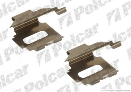Монтажний комплект гальмівних колодок Polcar LX0370