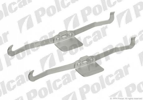 Монтажний комплект гальмівних колодок Polcar LX0395