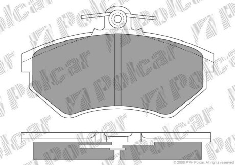 Тормозные колодки Polcar S70-0004