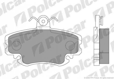 Тормозные колодки Polcar S70-0006 (фото 1)