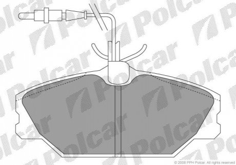 Тормозные колодки Polcar S70-0019