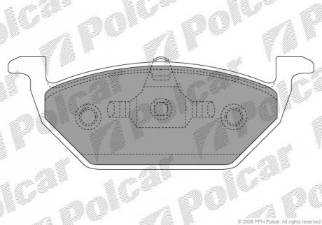 Тормозные колодки Polcar S70-0020 (фото 1)