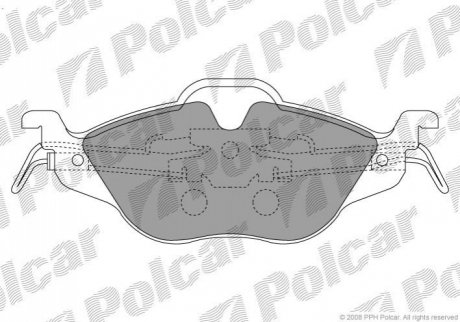 Тормозные колодки Polcar S70-0021