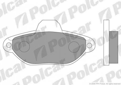 Гальмівні колодки Polcar S70-0050 (фото 1)