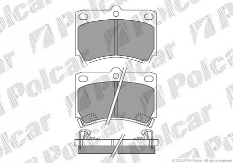 Тормозные колодки Polcar S70-0063