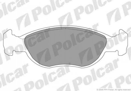 Тормозные колодки Polcar S70-0067