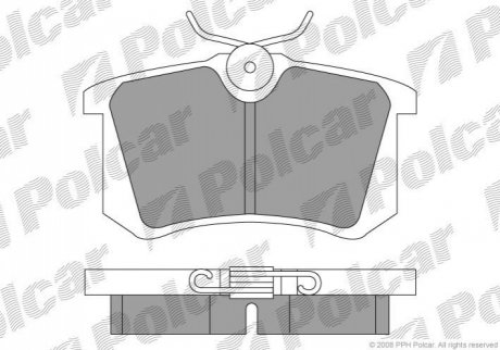 Тормозные колодки Polcar S70-1003 (фото 1)