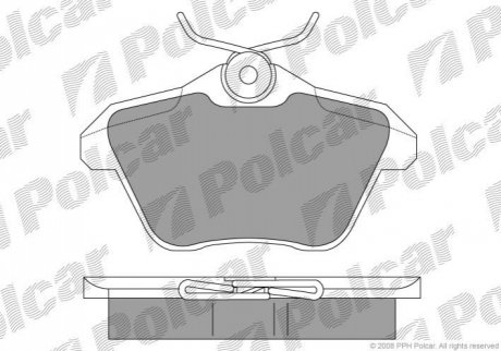 Гальмівні колодки Polcar S70-1084
