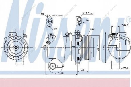 Сцепление компрессора кондиционера Polcar SKK031