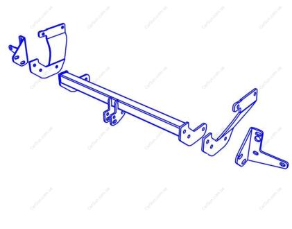 CITROEN Jumpy 2016- Фаркоп під вставку ПолігонАвто TC008210