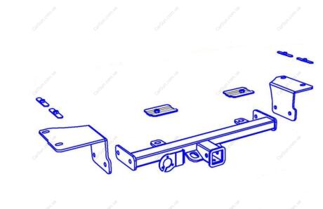 DAEWOO Lanos (седан) 1997- Фаркоп під вставку ПолігонАвто TD008234
