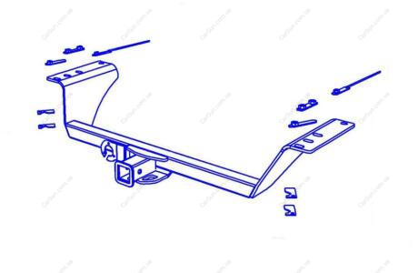 DODGE Challenger 2009-2014- Фаркоп під вставку ПолігонАвто TD008257