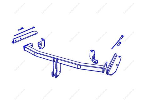 MAZDA 6 USA (седан) 2007-2012 Фаркоп під вставку ПолігонАвто TM009130