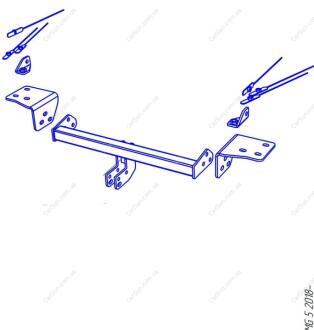 MG 5 2018- Фаркоп під вставку ПолігонАвто TM009266