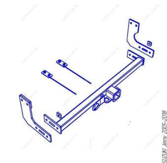 SUZUKI Jimny 2005-2018 Фаркоп ПолігонАвто TS0010075