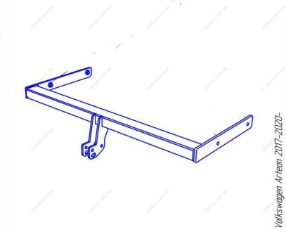 VOLKSWAGEN Arteon 2017-2020- Фаркоп під вставку ПолігонАвто TV0010318