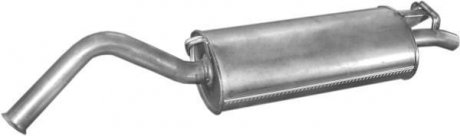 Глушитель алюм. сталь, задн. часть Audi 100 84-91/200 84-85 2.2/2.3 Avant kat POLMOSTROW 01.86