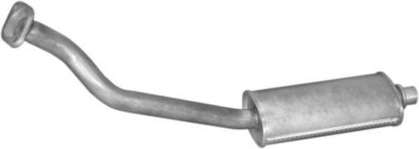 Резонатор (передня частина) алюмінієва сталь Citroen Berlingo I/ Peugeot P POLMOSTROW 04.317 (фото 1)