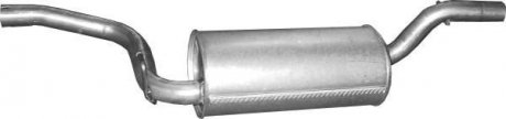 Резонатор (середня частина) алюмінієва сталь Ford Focus/C-Max 1.4i, 1.6i/Vo POLMOSTROW 0858