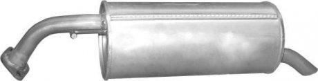 Глушитель алюм. сталь, задн. часть Hyundai Getz 1.1i-12V 02-, 1.3i-12V 02-06 POLMOSTROW 10.63