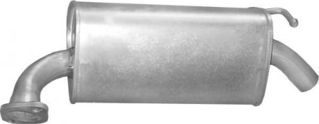 Глушитель алюм. сталь, задн. часть Mazda 6 1.8/2.0 16V ; 2.0 CiTD 02/02-09/07 POLMOSTROW 12.213 (фото 1)