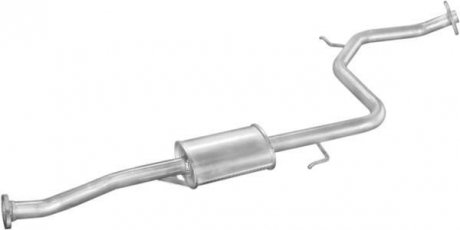 Резонатор (средняя часть) алюминизированная сталь Mazda 323 (94-98) POLMOSTROW 12.61 (фото 1)