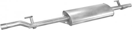 Глушитель (задняя часть) алюминизированная сталь Mercedes Sprinter 312 D 2.7 TD POLMOSTROW 13.173 (фото 1)