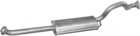 Глушитель алюм. сталь, задн. часть Mitsubishi Pajero 2.5 TD 90-96 3.0 -12V 90-94 POLMOSTROW 14.89