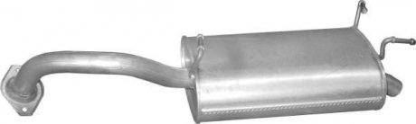 Глушитель (задняя часть) алюминизированная сталь Nissan Primera 2.0 (02-07) (15.242) POLMOSTROW 15242 (фото 1)