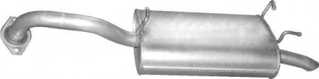 Глушитель алюм. сталь, задн. часть Nissan Primiera 2.0i 16V Kombi 02/02-07 (15.4 POLMOSTROW 1540 (фото 1)