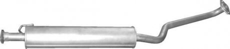 Глушитель алюм. сталь, средн. часть Nissan Primiera 2.0i 16V Kombi 02/02-07 (15. POLMOSTROW 1541 (фото 1)
