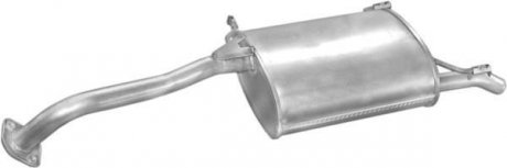 Глушитель (задняя часть) алюминизированная сталь Nissan Primera 1.6 POLMOSTROW 15.86