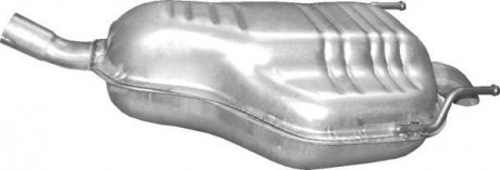 Глушник (задня частина) алюмінієва сталь Opel Zafira B 2.2 (17.287) POLMOSTROW 17287 (фото 1)
