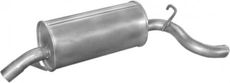 Глушитель (задняя часть) алюминизированная сталь Opel Omega A 2.0-2.4 (86-94) POLMOSTROW 17.31 (фото 1)