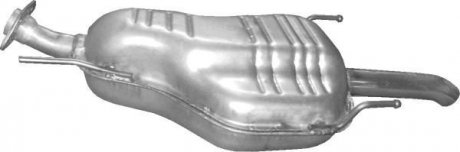 Глушитель, алюм. сталь, задн. часть Opel Zafira A 2.0/2.2 DTi Turbo Diesel 11/01 POLMOSTROW 17327 (фото 1)