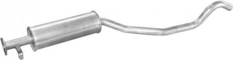 Глушитель, алюм. сталь, середн. часть Opel Vectra 1.6 kat 88-95 Polmostr POLMOSTROW 17.43 (фото 1)