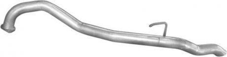 Глушитель, алюм. сталь, середн. часть Opel Frontera 2.0i 4x4 2.2i-16V 4x4 2.5TD POLMOSTROW 17445 (фото 1)