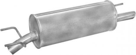 Глушитель (задняя часть) алюминизированная сталь Opel Omega B 2.0 X20SE 8V SDN (94-) POLMOSTROW 17.47 (фото 1)