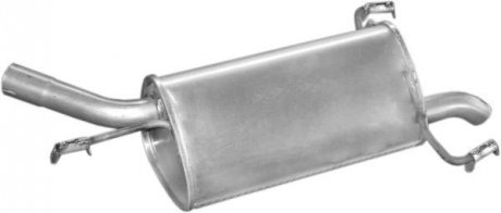 Глушник (задня частина) алюмінієва сталь Opel Corsa C 1.0i Polmo POLMOSTROW 17.531