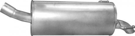 Глушник (задня частина) алюмінієва сталь Opel Zafira B 1.9 CDTi TD (05-) (17.638) POLMOSTROW 17638